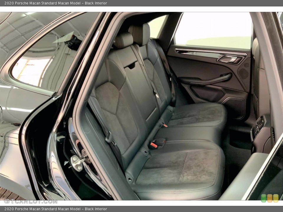 Black Interior Rear Seat for the 2020 Porsche Macan  #143165955
