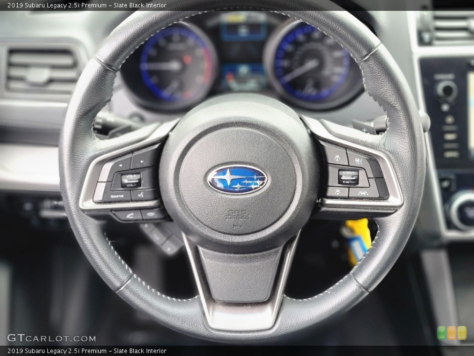 Slate Black Interior Steering Wheel for the 2019 Subaru Legacy 2.5i Premium #143165982