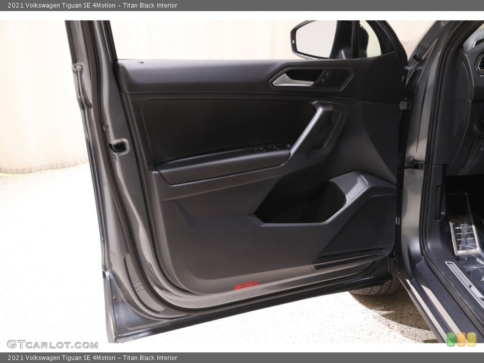Titan Black Interior Door Panel for the 2021 Volkswagen Tiguan SE 4Motion #143167299