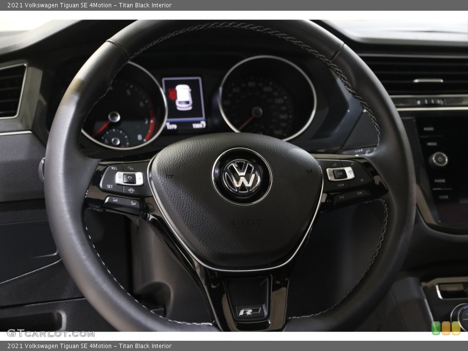 Titan Black Interior Steering Wheel for the 2021 Volkswagen Tiguan SE 4Motion #143167326