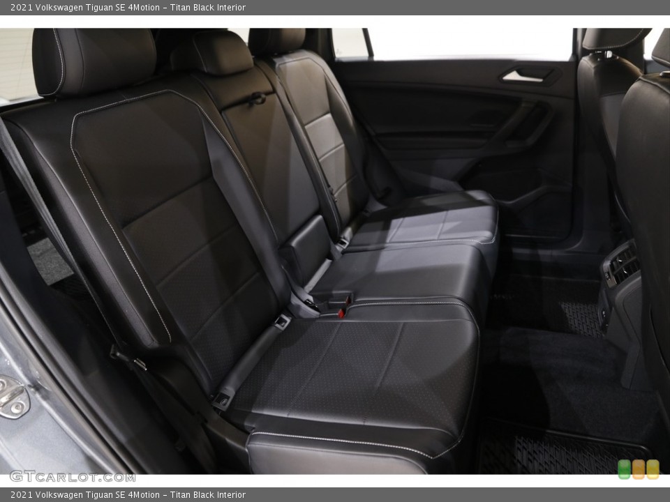Titan Black Interior Rear Seat for the 2021 Volkswagen Tiguan SE 4Motion #143167395