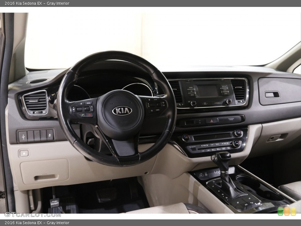Gray Interior Dashboard for the 2016 Kia Sedona EX #143167824