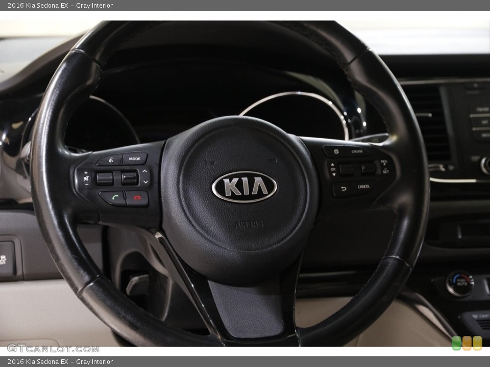 Gray Interior Steering Wheel for the 2016 Kia Sedona EX #143167833