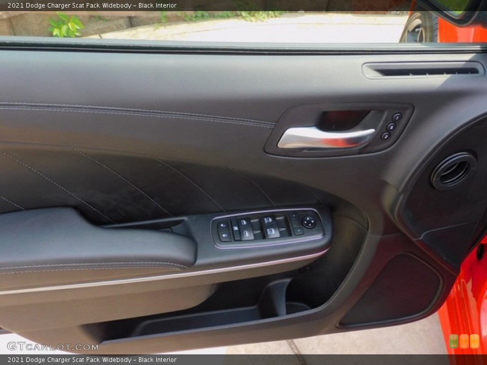 Black Interior Door Panel for the 2021 Dodge Charger Scat Pack Widebody #143168019