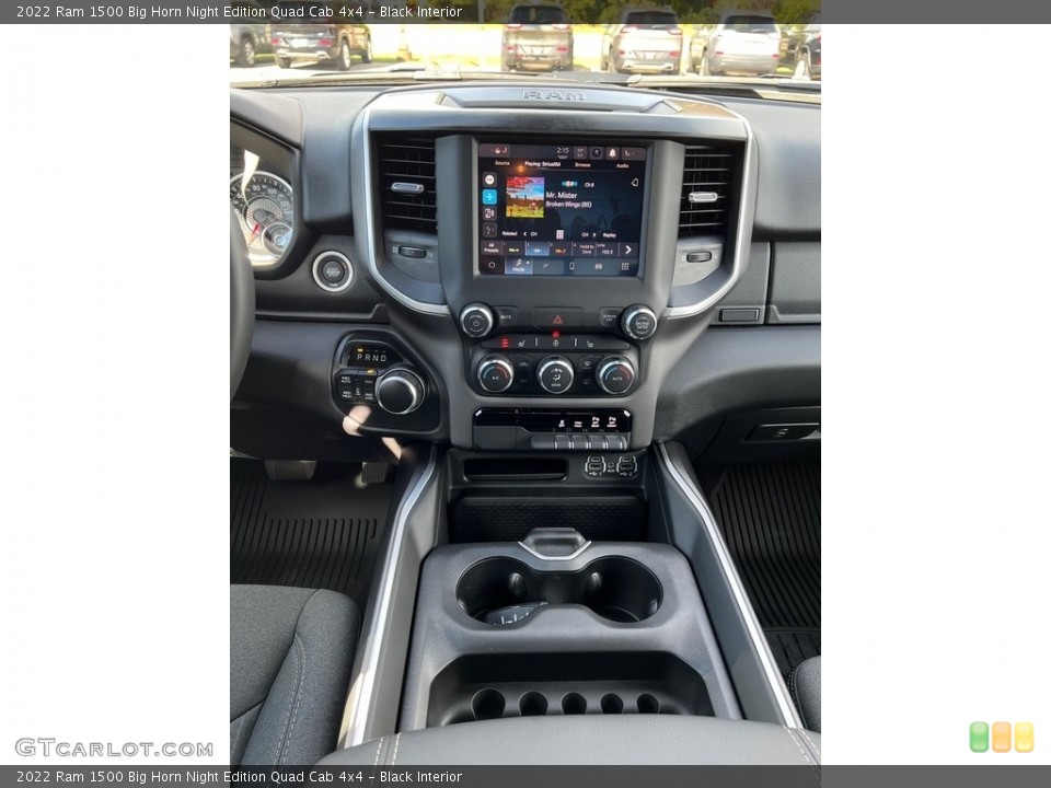 Black Interior Controls for the 2022 Ram 1500 Big Horn Night Edition Quad Cab 4x4 #143169800