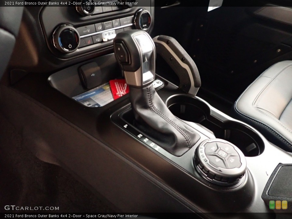 Space Gray/Navy Pier Interior Transmission for the 2021 Ford Bronco Outer Banks 4x4 2-Door #143170243