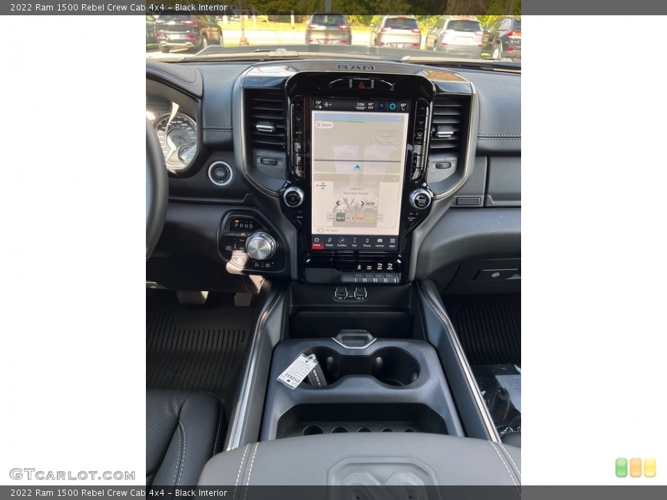 Black Interior Controls for the 2022 Ram 1500 Rebel Crew Cab 4x4 #143171314
