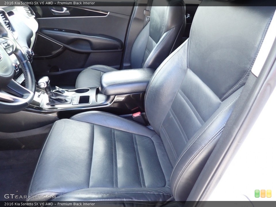 Premium Black Interior Front Seat for the 2016 Kia Sorento SX V6 AWD #143171820