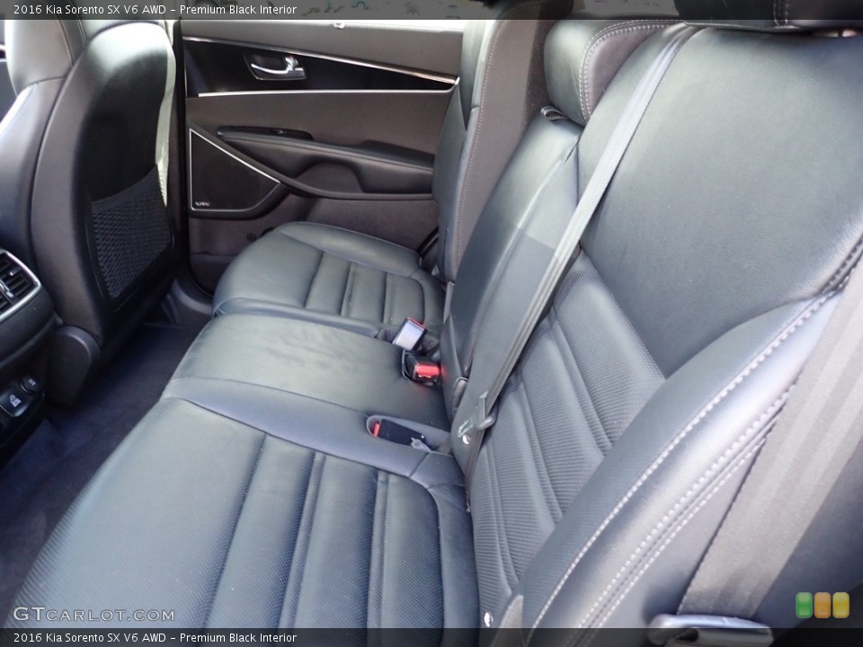 Premium Black Interior Rear Seat for the 2016 Kia Sorento SX V6 AWD #143171842