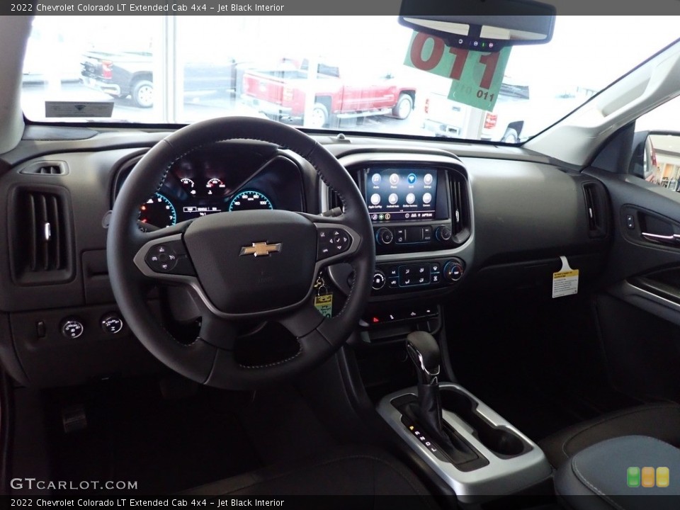Jet Black Interior Dashboard for the 2022 Chevrolet Colorado LT Extended Cab 4x4 #143172958