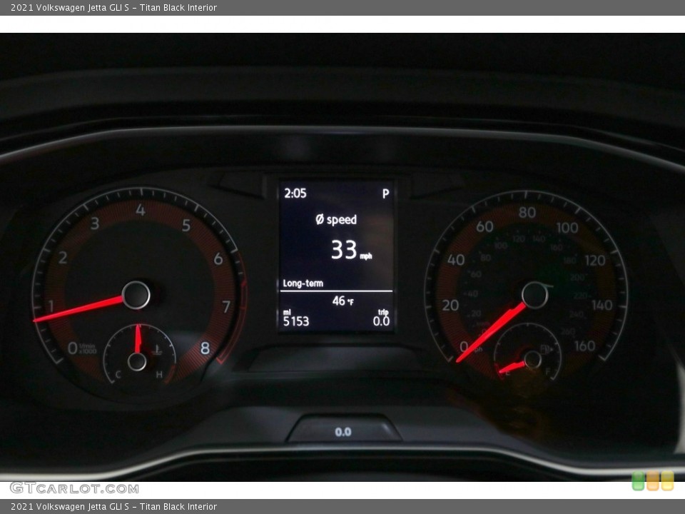 Titan Black Interior Gauges for the 2021 Volkswagen Jetta GLI S #143173303