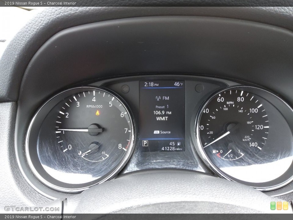 Charcoal Interior Gauges for the 2019 Nissan Rogue S #143173459