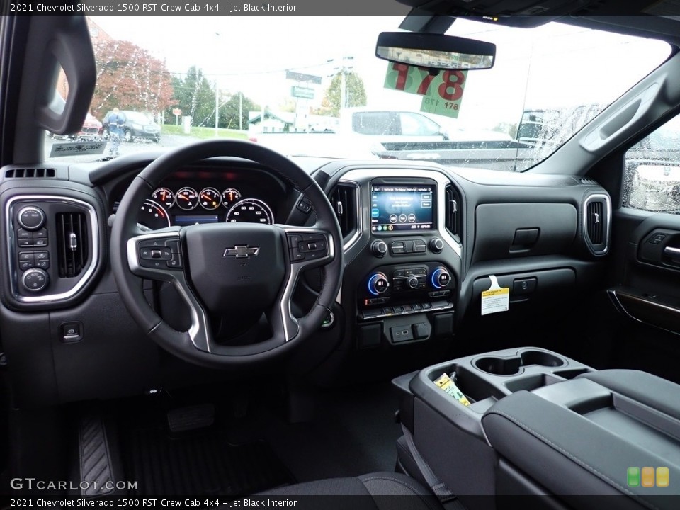 Jet Black Interior Photo for the 2021 Chevrolet Silverado 1500 RST Crew Cab 4x4 #143173462