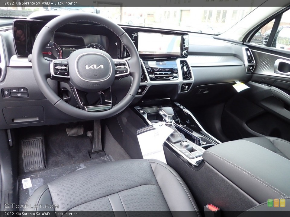 Black Interior Photo for the 2022 Kia Sorento SX AWD #143173494