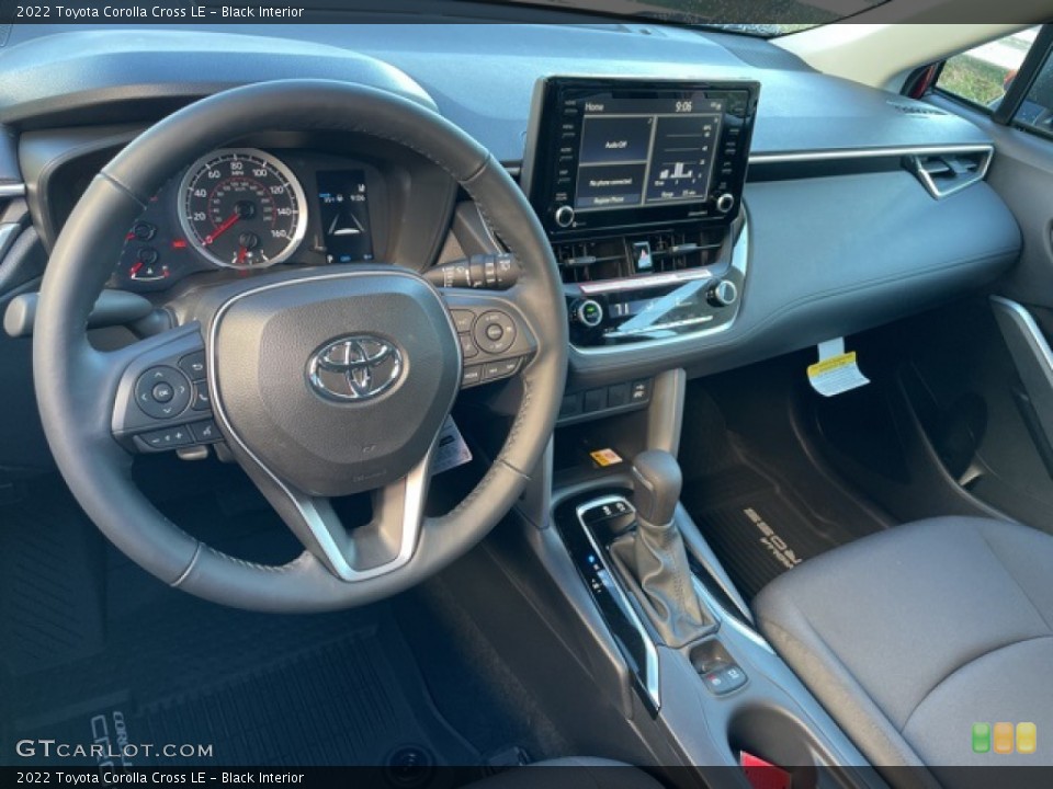 Black Interior Dashboard for the 2022 Toyota Corolla Cross LE #143173933
