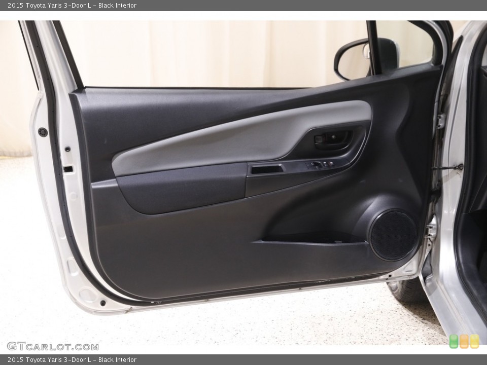 Black Interior Door Panel for the 2015 Toyota Yaris 3-Door L #143174161
