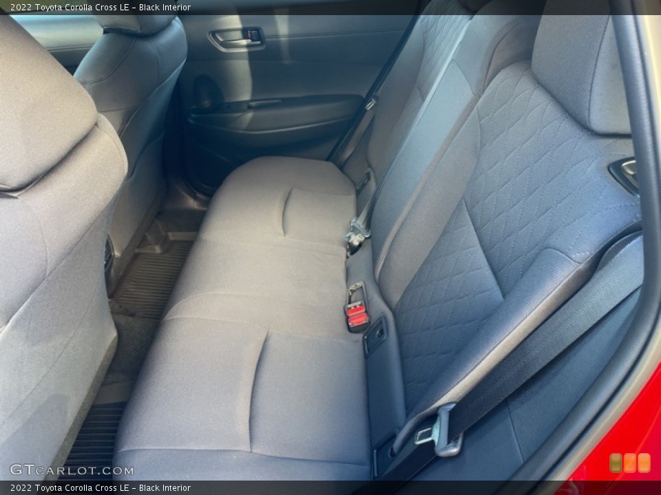 Black Interior Rear Seat for the 2022 Toyota Corolla Cross LE #143174293
