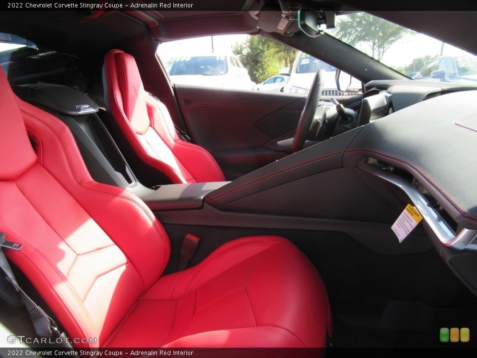 Adrenalin Red Interior Photo for the 2022 Chevrolet Corvette Stingray Coupe #143176517
