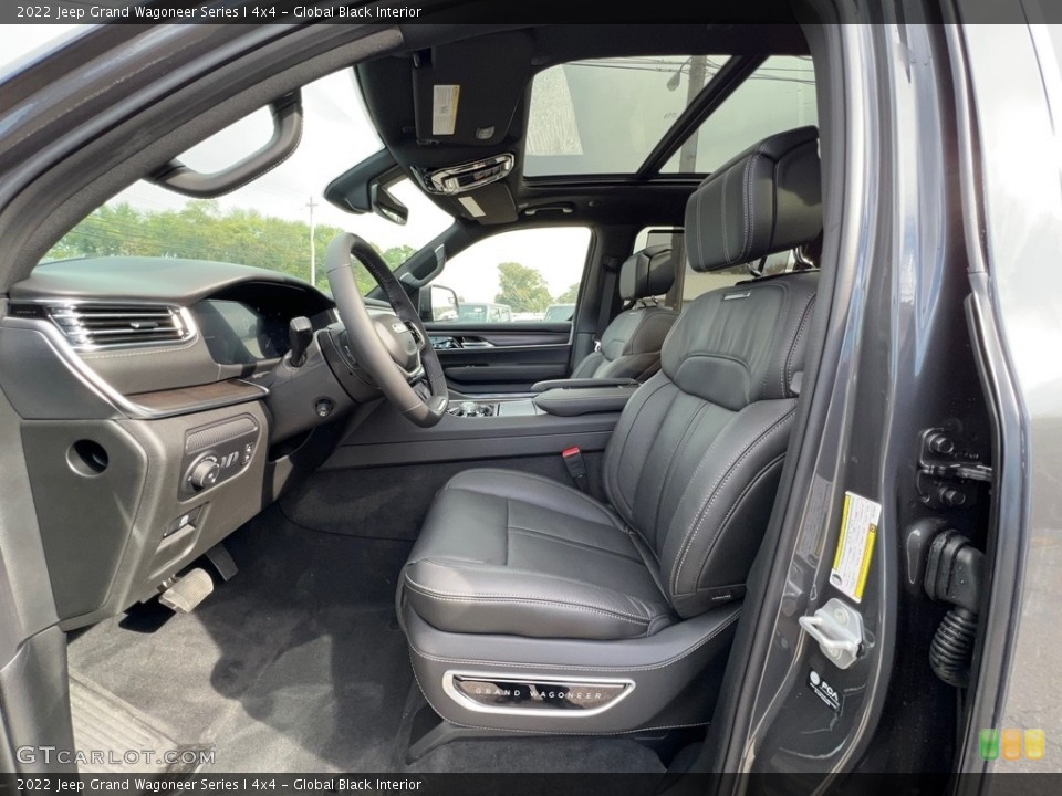 Global Black Interior Front Seat for the 2022 Jeep Grand Wagoneer Series I 4x4 #143176523