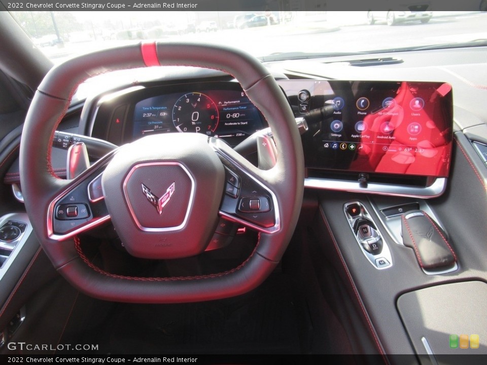 Adrenalin Red Interior Dashboard for the 2022 Chevrolet Corvette Stingray Coupe #143176533