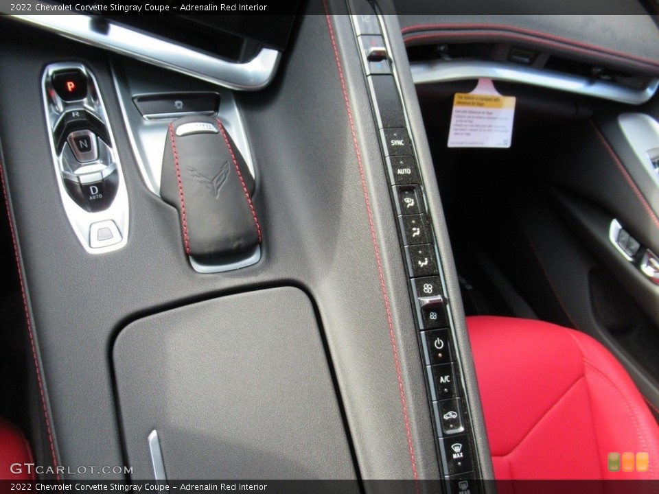 Adrenalin Red Interior Controls for the 2022 Chevrolet Corvette Stingray Coupe #143176568