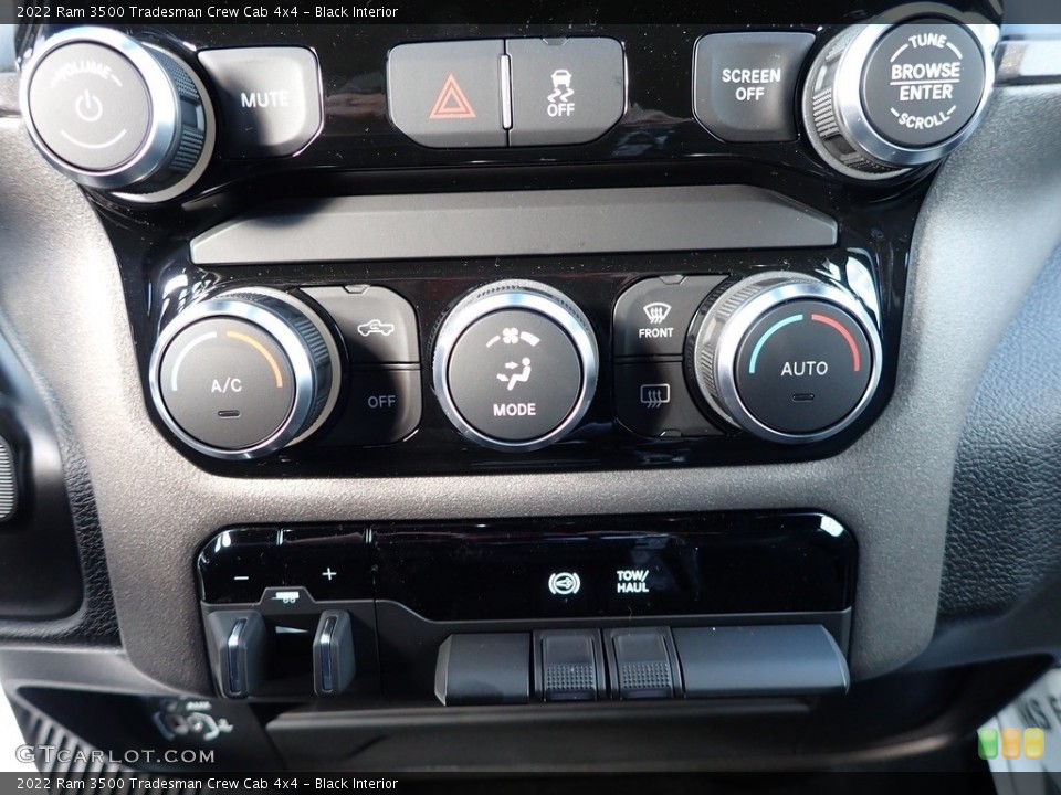 Black Interior Controls for the 2022 Ram 3500 Tradesman Crew Cab 4x4 #143179351