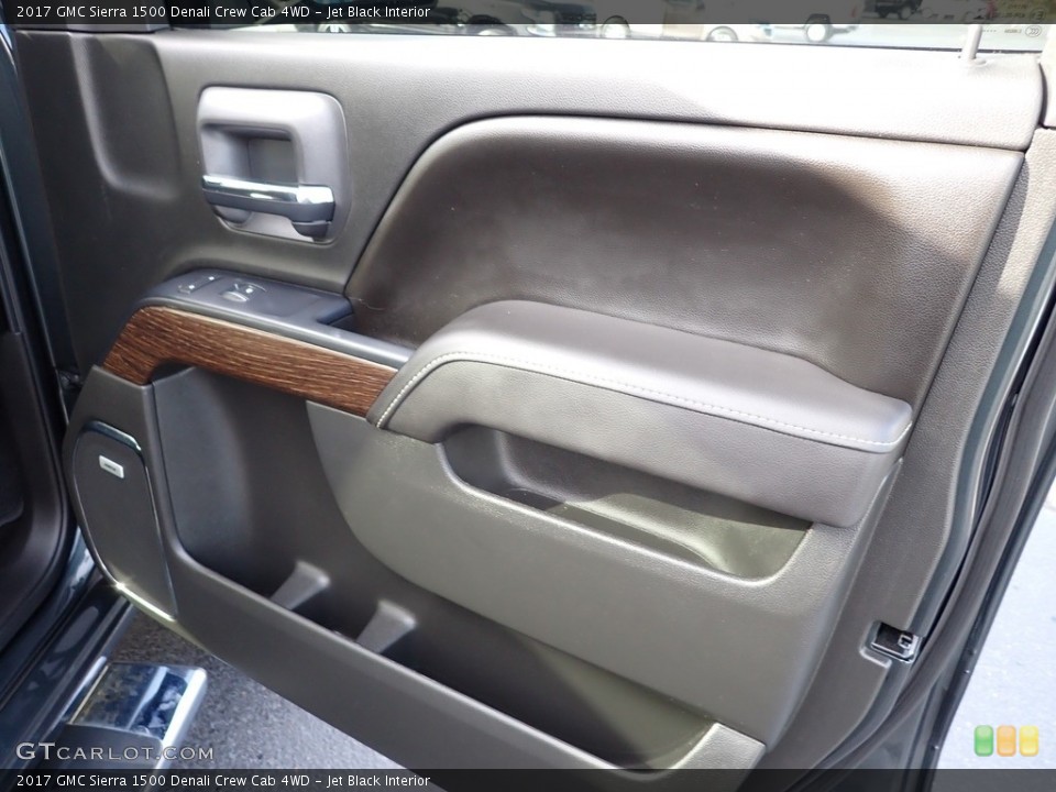 Jet Black Interior Door Panel for the 2017 GMC Sierra 1500 Denali Crew Cab 4WD #143180077