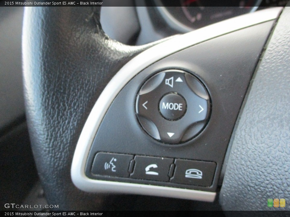 Black Interior Steering Wheel for the 2015 Mitsubishi Outlander Sport ES AWC #143180395