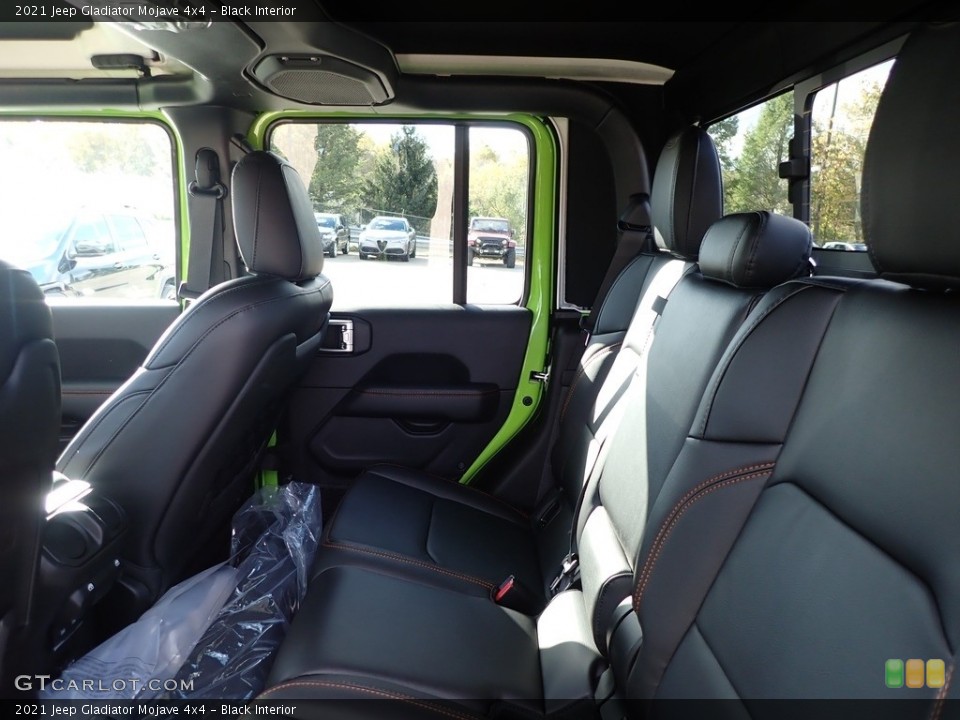 Black Interior Rear Seat for the 2021 Jeep Gladiator Mojave 4x4 #143182819