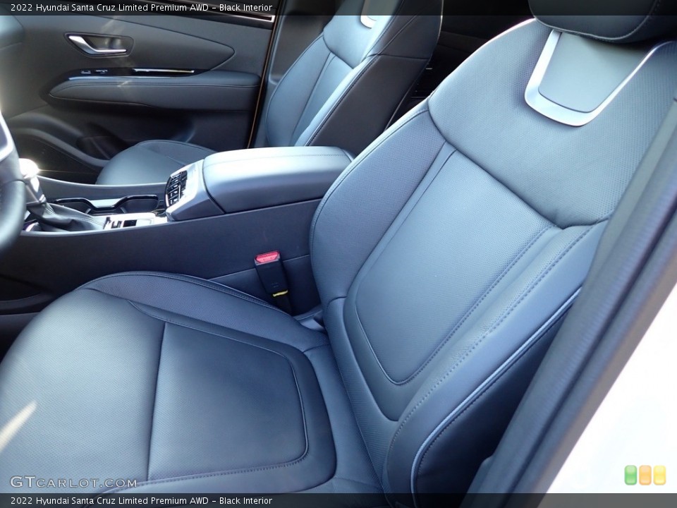 Black Interior Front Seat for the 2022 Hyundai Santa Cruz Limited Premium AWD #143183032