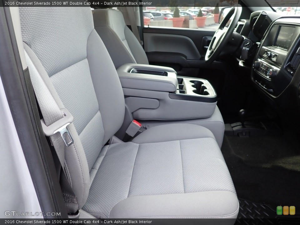 Dark Ash/Jet Black Interior Front Seat for the 2016 Chevrolet Silverado 1500 WT Double Cab 4x4 #143186573