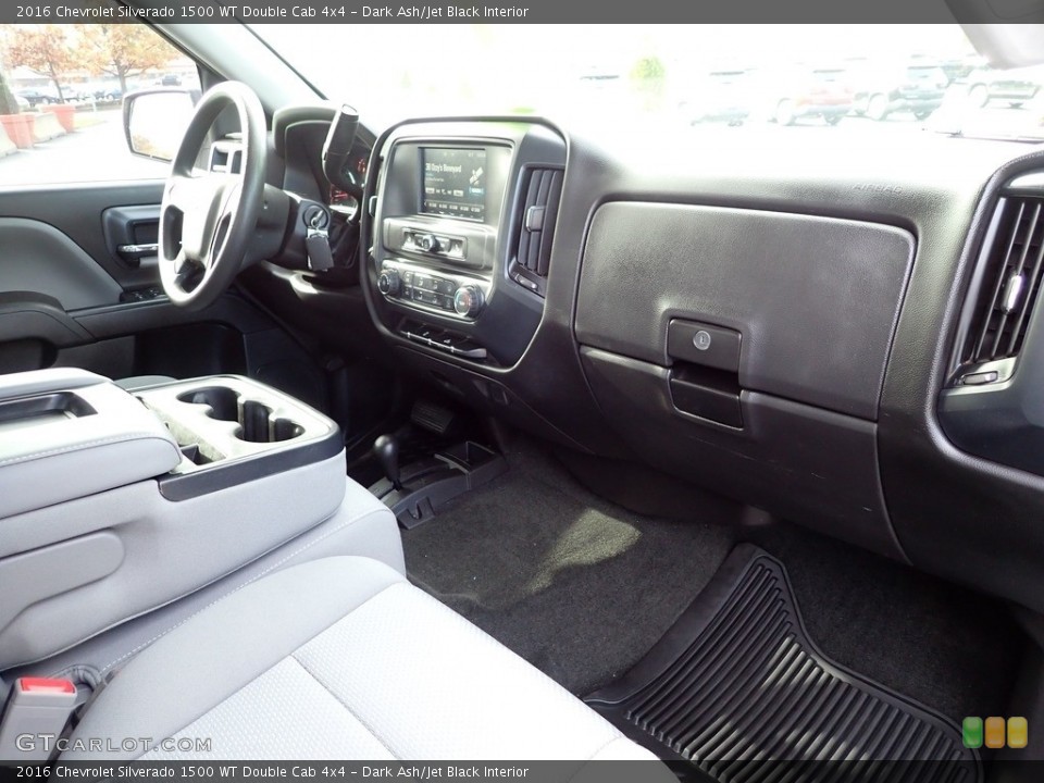 Dark Ash/Jet Black Interior Dashboard for the 2016 Chevrolet Silverado 1500 WT Double Cab 4x4 #143186585