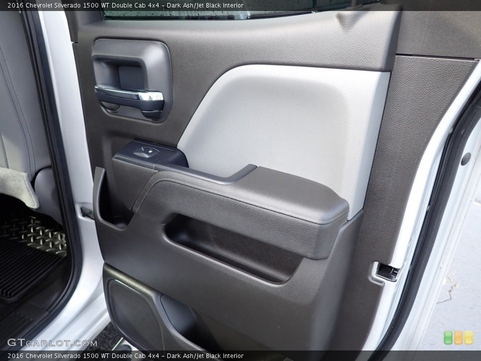 Dark Ash/Jet Black Interior Door Panel for the 2016 Chevrolet Silverado 1500 WT Double Cab 4x4 #143186618