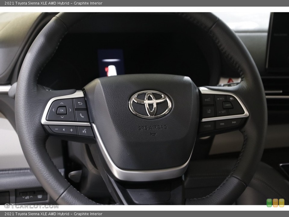 Graphite Interior Steering Wheel for the 2021 Toyota Sienna XLE AWD Hybrid #143187455