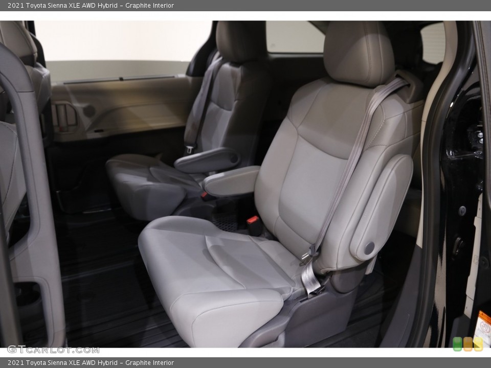 Graphite Interior Rear Seat for the 2021 Toyota Sienna XLE AWD Hybrid #143187524