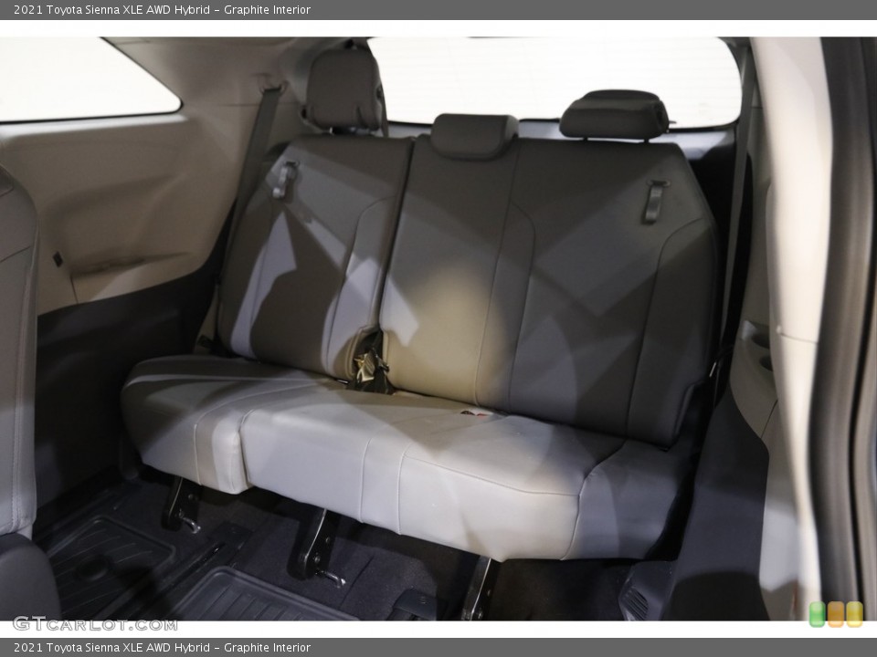 Graphite Interior Rear Seat for the 2021 Toyota Sienna XLE AWD Hybrid #143187530