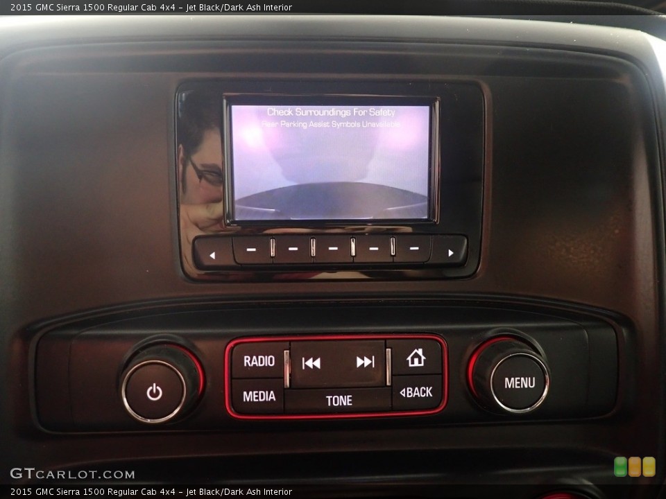 Jet Black/Dark Ash Interior Controls for the 2015 GMC Sierra 1500 Regular Cab 4x4 #143189412
