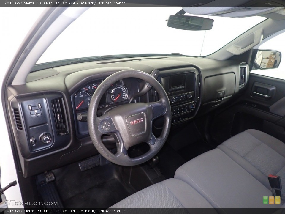 Jet Black/Dark Ash Interior Photo for the 2015 GMC Sierra 1500 Regular Cab 4x4 #143189814
