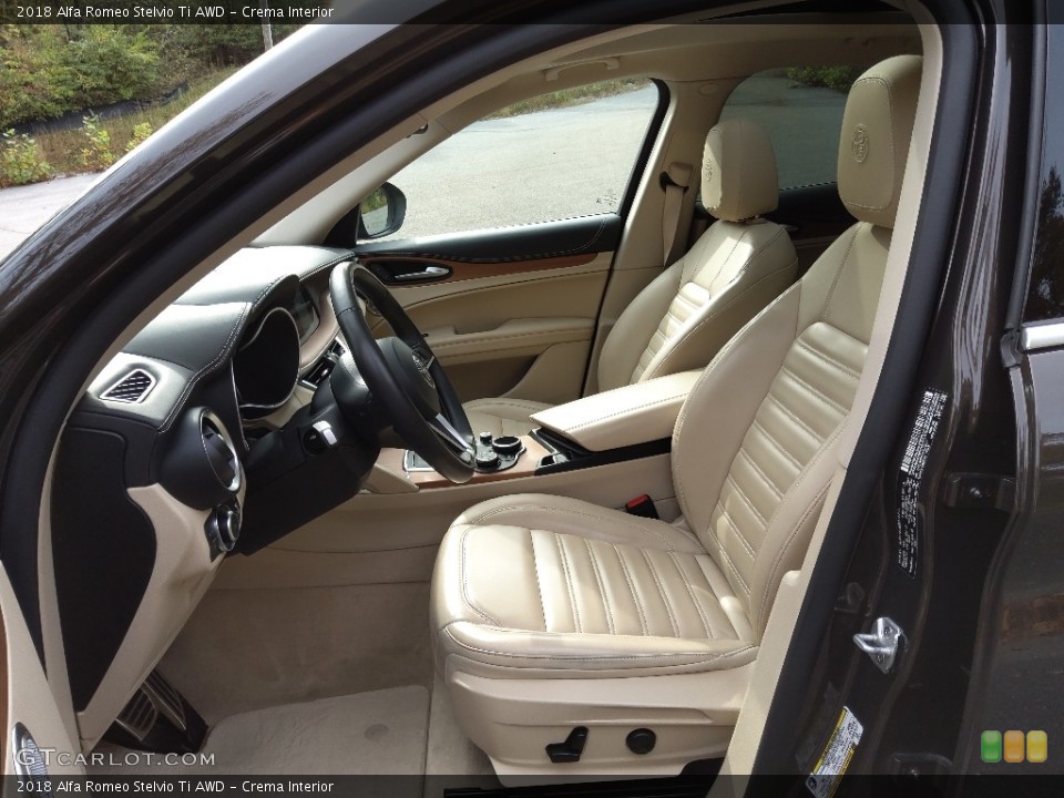 Crema Interior Front Seat for the 2018 Alfa Romeo Stelvio Ti AWD #143189904
