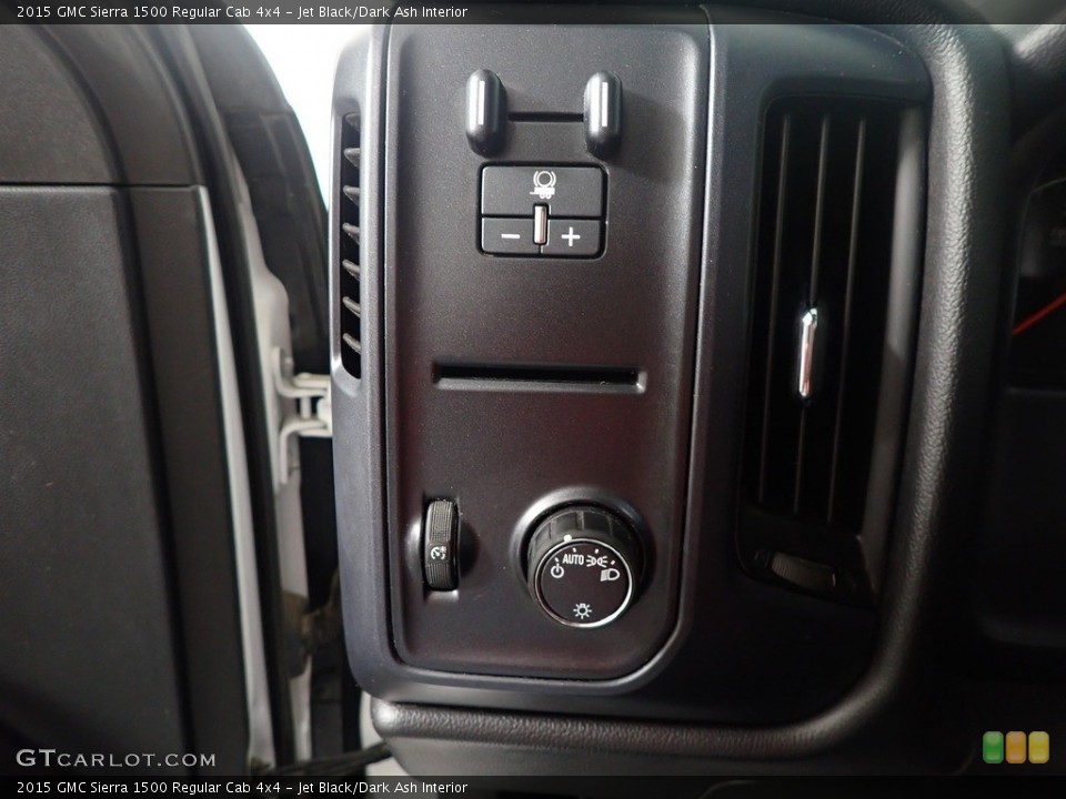 Jet Black/Dark Ash Interior Controls for the 2015 GMC Sierra 1500 Regular Cab 4x4 #143189940