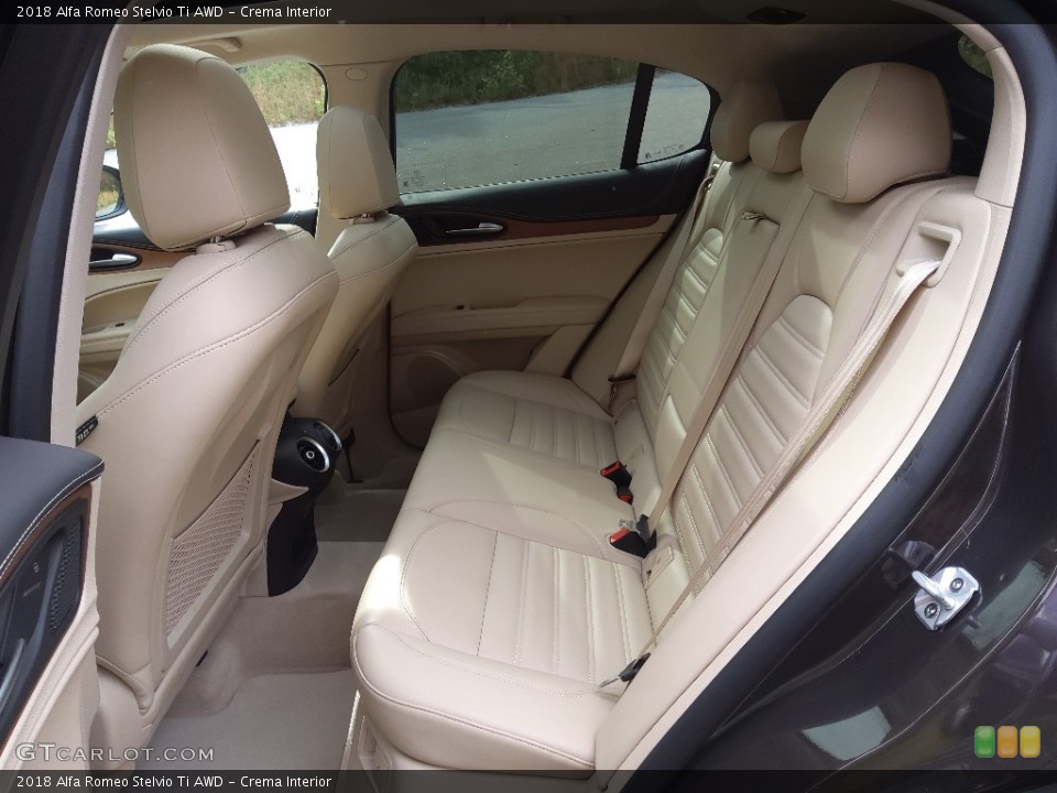 Crema Interior Rear Seat for the 2018 Alfa Romeo Stelvio Ti AWD #143189946