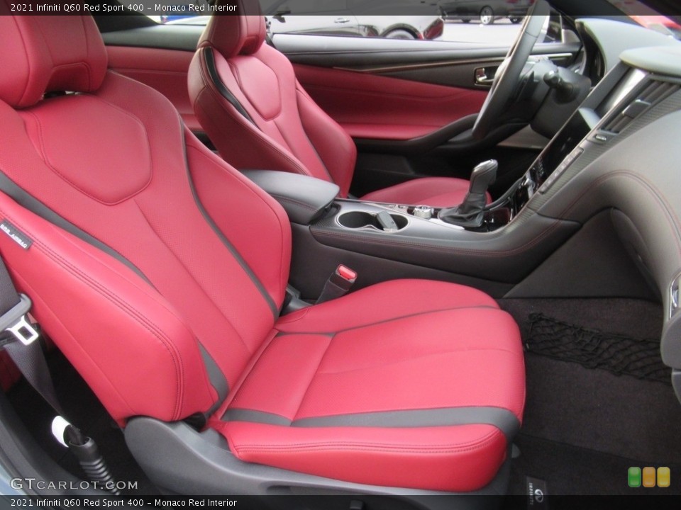 Monaco Red 2021 Infiniti Q60 Interiors