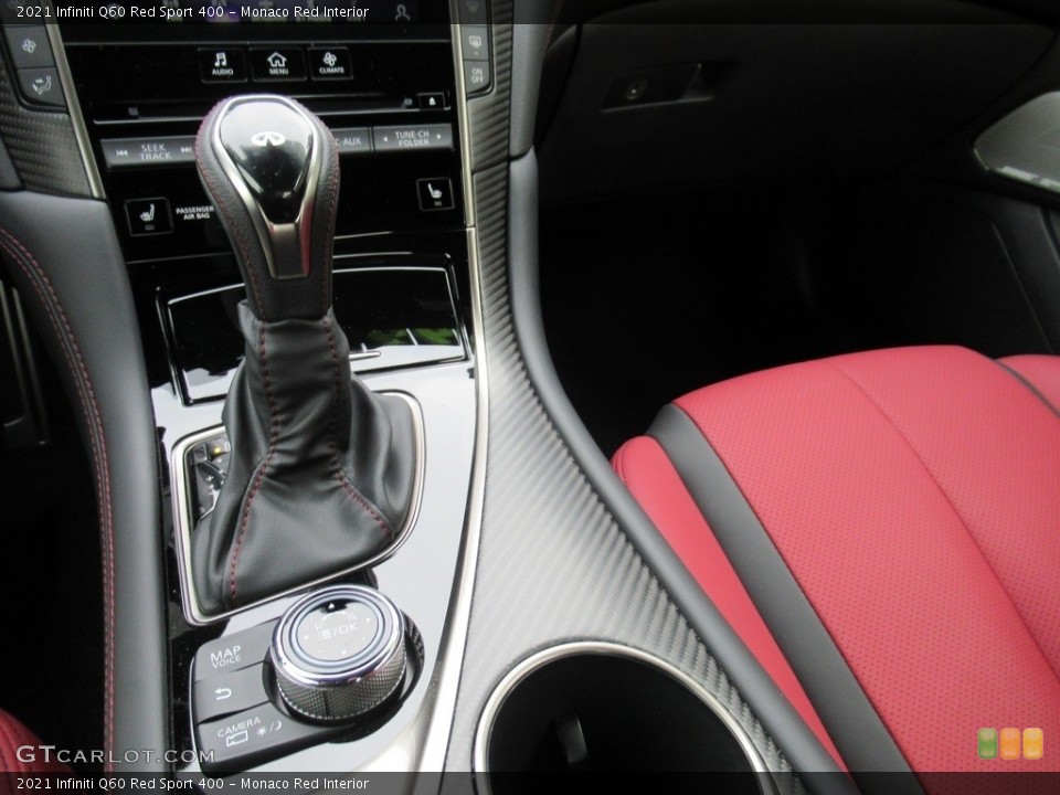 Monaco Red Interior Transmission for the 2021 Infiniti Q60 Red Sport 400 #143193273