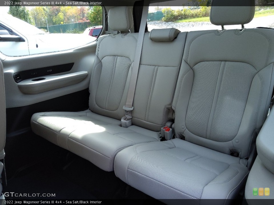 Sea Salt/Black Interior Rear Seat for the 2022 Jeep Wagoneer Series III 4x4 #143193282