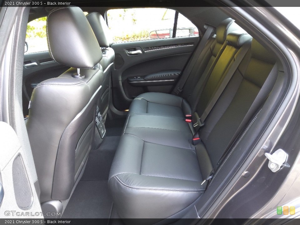 Black Interior Rear Seat for the 2021 Chrysler 300 S #143193943