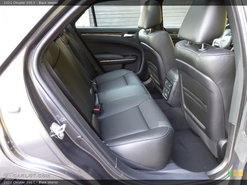 Black Interior Rear Seat for the 2021 Chrysler 300 S #143193955