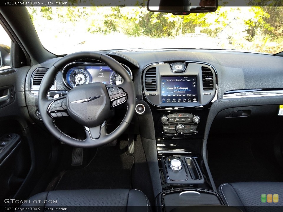 Black Interior Dashboard for the 2021 Chrysler 300 S #143193961