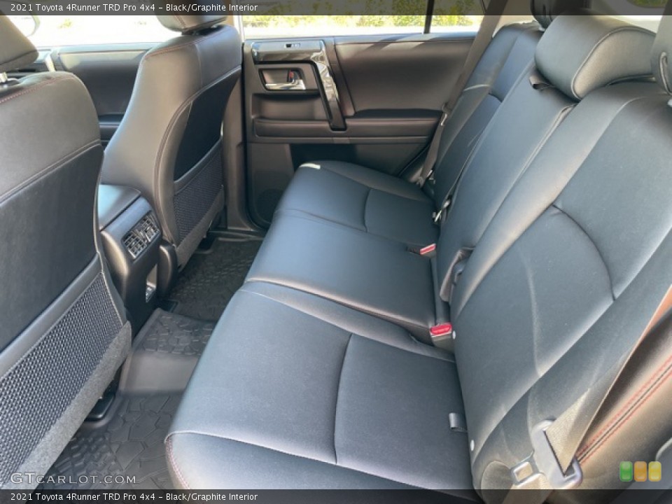 Black/Graphite Interior Rear Seat for the 2021 Toyota 4Runner TRD Pro 4x4 #143197027