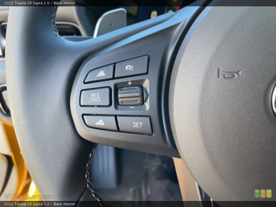 Black Interior Steering Wheel for the 2022 Toyota GR Supra 3.0 #143197183