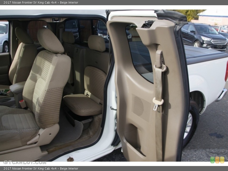 Beige Interior Door Panel for the 2017 Nissan Frontier SV King Cab 4x4 #143198538